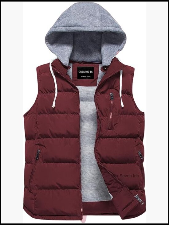 Jackets & Blazers - Women's Warm Vest Outerwear Thick Padded Puffer Sleeveless Vest With Detachable
